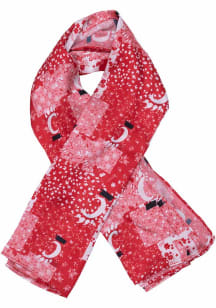 Cincinnati Bearcats Satin Paisley Patchwork Womens Scarf
