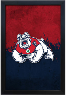 Fresno State Bulldogs Snap Frame LED Sign - Black