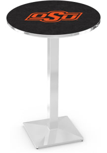 Oklahoma State Cowboys Chrome Square Base Pub Table