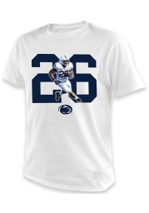 Saquon Barkley Penn State Nittany Lions White Player Graphic Short Sleeve Player T Shirt