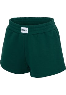 Michigan State Spartans Womens Green Knockout Shorts