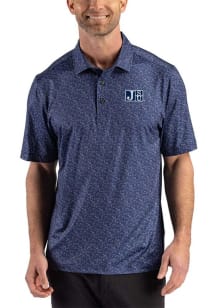Cutter and Buck Jackson State Tigers Mens Navy Blue Fern Short Sleeve Polo