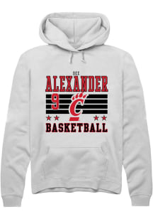 Dee Alexander Cincinnati Bearcats Mens White NIL Striped Player Hood