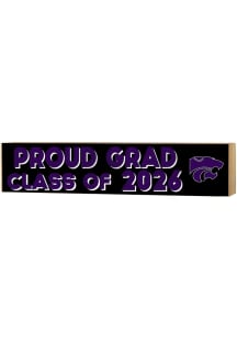 KH Sports Fan K-State Wildcats Class of 2026 Block Sign - Black
