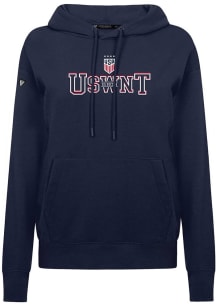 Levelwear USWNT Womens Navy Blue Adorn Journey Hooded Sweatshirt