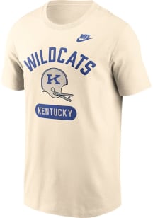 Nike Kentucky Wildcats White Football Legacy Mascot Football Helmet Short Sleeve T Shirt
