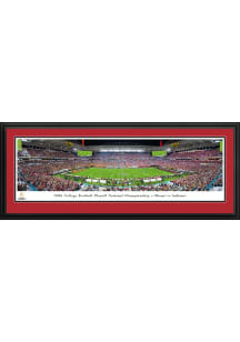 Blakeway Panoramas Indiana Hoosiers 2025 CFP National Championship Deluxe Frame Framed Posters