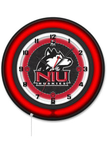 Northern Illinois Huskies 19in Neon Wall Clock
