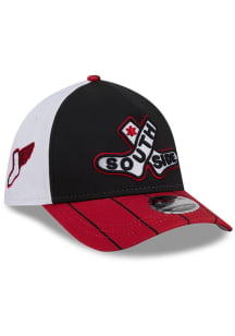 New Era Chicago White Sox Black Jr Side Patch City Connect 39THIRTY M-Crown A-Frame Youth Flex Hat