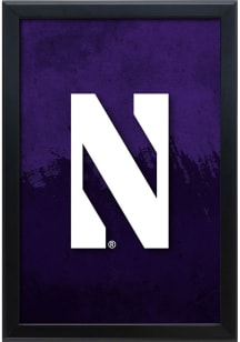 Northwestern Wildcats Snap Frame LED Sign - Black