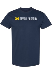 Michigan Wolverines Navy Blue Marsal School of Education Short Sleeve T Shirt