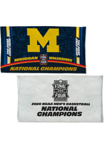 Michigan Wolverines 22x42 2026 MBB National Champion Rally Towel