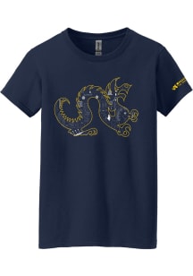 Summit Sportswear Drexel Dragons Womens Navy Blue Welcome Week 2015 Short Sleeve T-Shirt