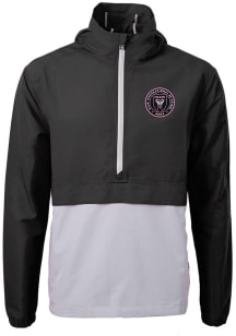 Cutter and Buck Inter Miami CF Mens Black Charter Eco Pullover Jackets