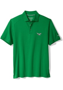 Tommy Bahama Michigan State Spartans Mens Kelly Green Team Captain Short Sleeve Fashion Polo