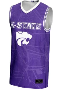 ProSphere K-State Wildcats Youth Vigor Purple Basketball Jersey