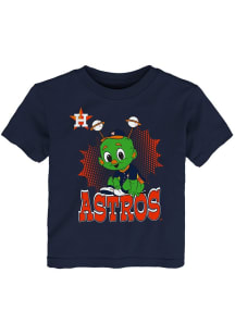Orbit Houston Astros Infant Mascot 3.0 Short Sleeve T-Shirt Navy Blue