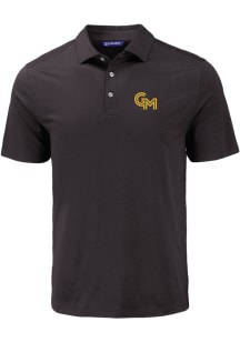 Cutter and Buck George Mason University Mens Black Coastline Polo Short Sleeve Polo