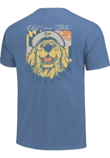 Maryland Womens Blue Dog Captain Short Sleeve T-Shirt