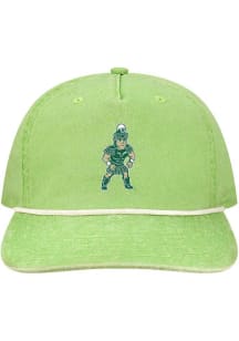 Michigan State Spartans Green Wrestling Sparty Skully Mens Snapback Hat