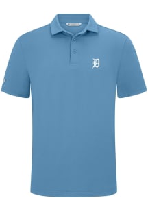 Levelwear Detroit Tigers Mens Light Blue Versa Insignia 2.0 Short Sleeve Polo