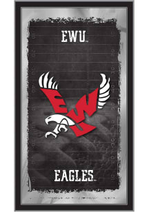 Eastern Washington Eagles Football Hanging Back Bar Mirror