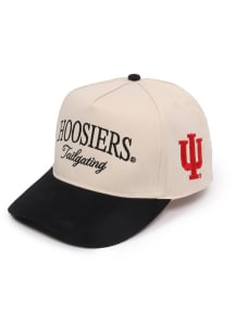Indiana Hoosiers Ivory 2T Ponyback Womens Adjustable Hat