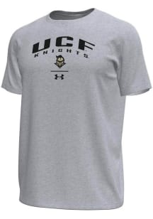 Under Armour UCF Knights Grey Arch over logo Tech Stretch Short Sleeve T Shirt