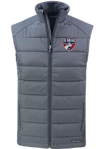 Cutter and Buck FC Dallas Mens Graphite Evoke Sleeveless Jacket