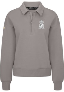 Levelwear Los Angeles Angels Womens Grey Canmore Chenille Logo Medium Weight Jacket