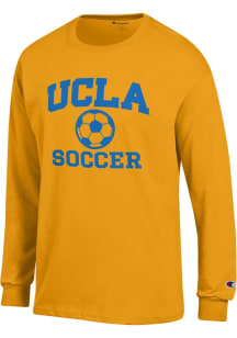 Champion UCLA Bruins Gold Soccer Icon Jersey Long Sleeve T Shirt