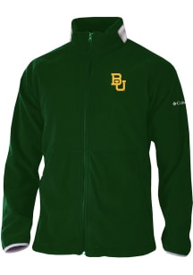 Columbia Baylor Bears Mens Green Everest Ridge Long Sleeve Full Zip Jacket
