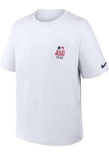 Nike Philadelphia Phillies White All Star Game 2026 Max90 Short Sleeve Fashion T Shirt