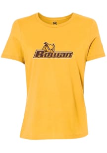 Summit Sportswear Rowan University Womens Gold Primary Short Sleeve T-Shirt