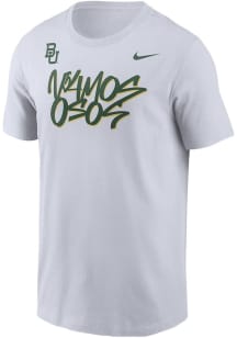 Nike Baylor Bears White Football Vamos Osos Core Short Sleeve T Shirt
