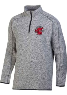 Champion Cincinnati Bearcats Mens Grey Arctic Fleece Long Sleeve Qtr Zip Pullover