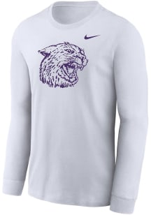 Nike K-State Wildcats White Legend Practice Long Sleeve T-Shirt