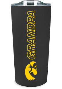 Iowa Hawkeyes 18oz Grandpa Soft Touch Stainless Steel Tumbler - Black