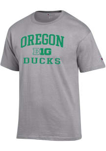 Champion Oregon Ducks Grey Big Ten Jersey Short Sleeve T Shirt
