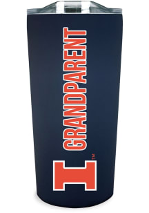Illinois Fighting Illini 18oz Grandparent SS Soft Touch Stainless Steel Tumbler - Orange