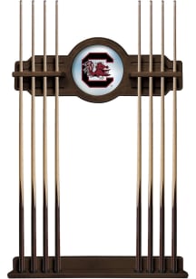 South Carolina Gamecocks Solid Wood Cue Rack Pool Table Accessories