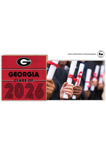 Georgia Bulldogs Class of 2026 Floating Picture Frame - Red