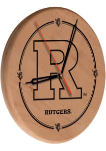 Rutgers Scarlet Knights Laser Engraved Wall Clock