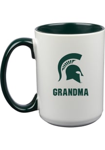 Michigan State Spartans Grandma 15oz Ceramic Mug - White