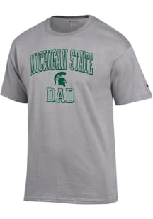 Champion Michigan State Spartans Grey Est Date Dad Jersey Short Sleeve T Shirt