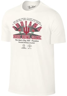 Indiana Hoosiers Natural 2026 Rose Bowl Game Short Sleeve T Shirt