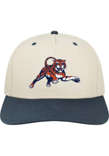 Auburn Tigers Leaping Tiger HTA Adjustable Hat - Natural