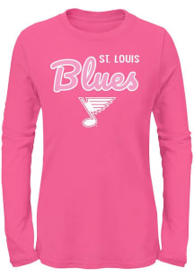 St Louis Blues Girls Pink Big Game Long Sleeve T-shirt