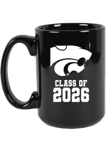 K-State Wildcats Class of 2026 El Grande Ceramic Mug - Black