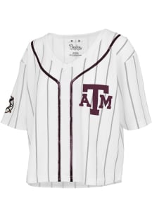 Pressbox Texas A&M Aggies Womens White Spirit Short Sleeve T-Shirt
